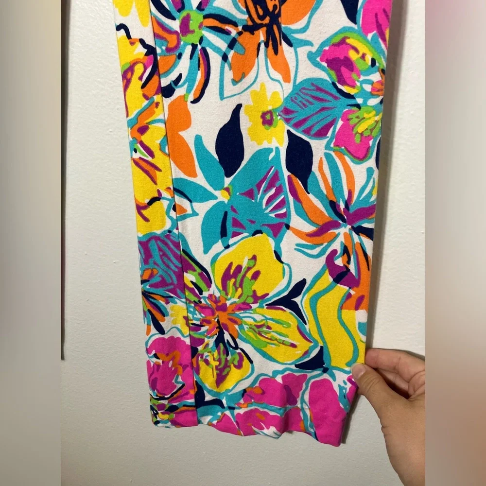 Lilly Pulitzer Georgia May Palazzo Pants XS(28/30) Colorful Beach Pull On Resort
